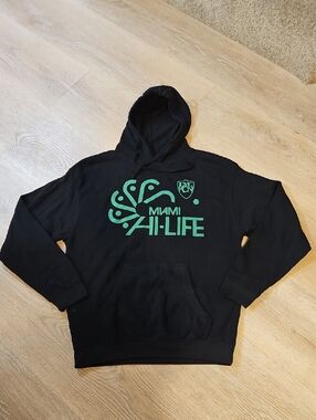 Miami Hi-Life Black Hoodie - Mens M